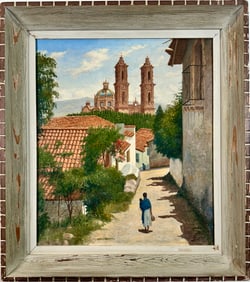 FRANCISCO MORALES - STREET IN TAXCO MEXICO
