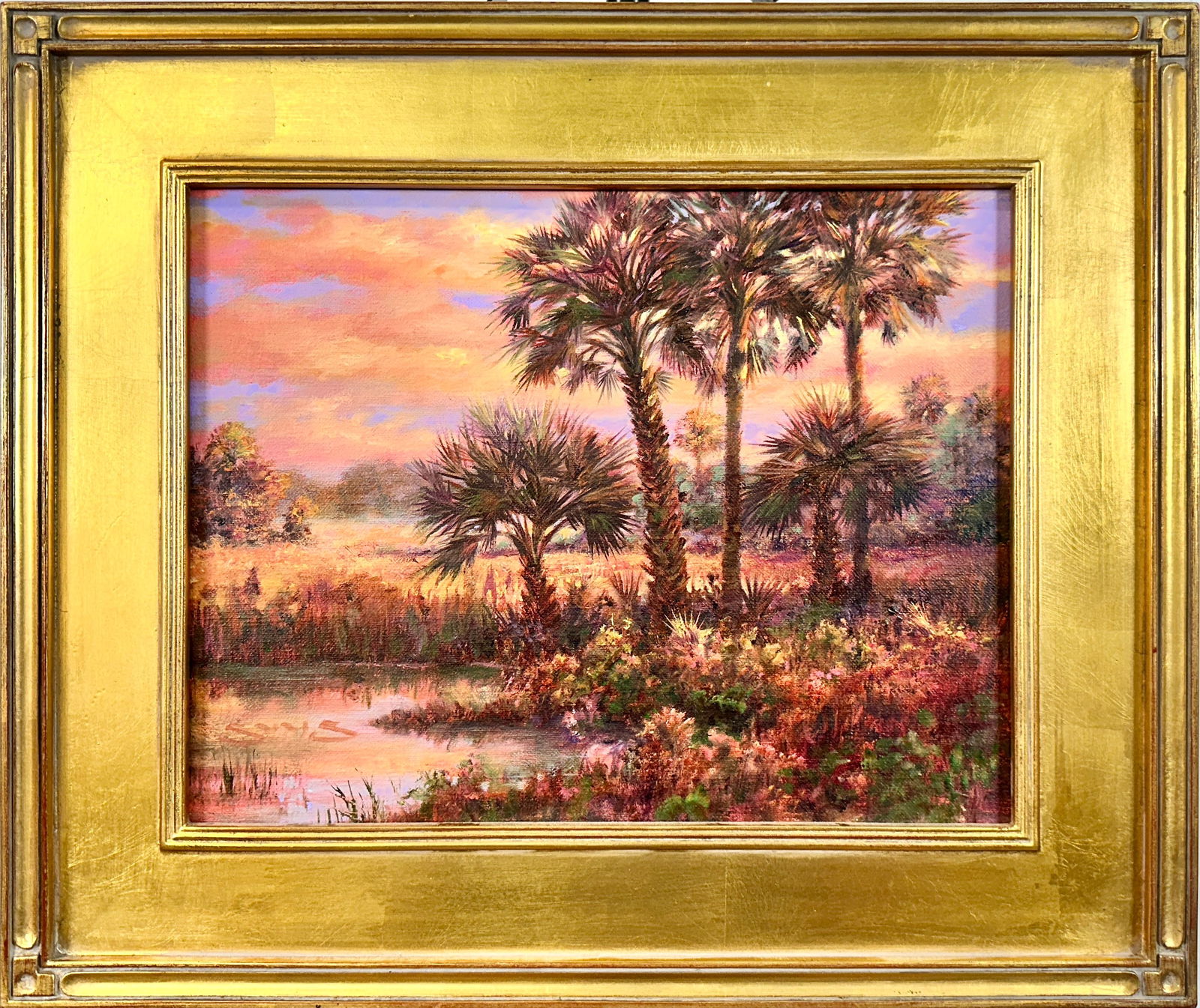 WILLIAM SUYS PAINTING - PRIVATE POND (1 of 3)