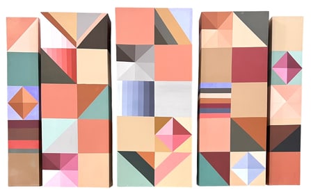SHARON KATZ CRAFTON SEGMENTED ARTWORK