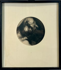 M. ALLEN PORTRAIT OF A WOMAN