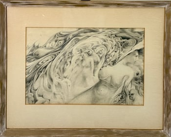 LOIS RAPP GRAPHITE ON PAPER ART