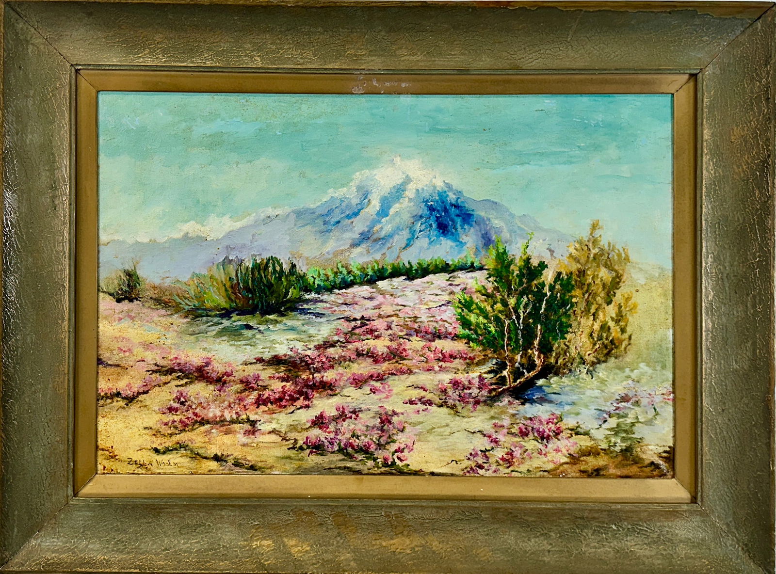 ZELLA WOOLM HIGH DESERT PAINTING (1 of 3)