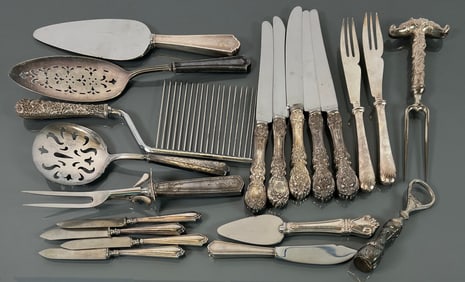 STERLING SILVER HANDLED FLATWARE