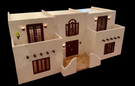 ADOBE STYLE MINIATURE DOLL HOUSE