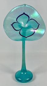 STUART ABELMAN ART GLASS VASE