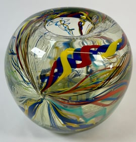 DAVID VON NOPPEN ART GLASS VASE