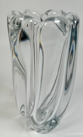 ORREFORS ART GLASS SWIRL VASE