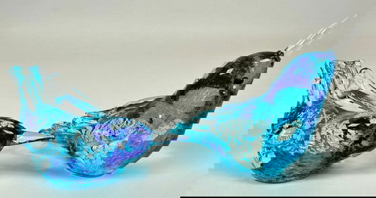 LANGHAM - ENGLAND ART GLASS BIRDS