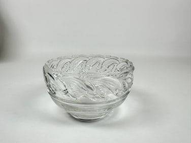 TIFFANY & CO. DOLPHIN CRYSTAL BOWL