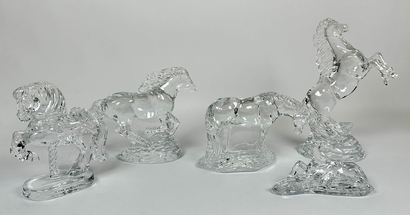 WATERFORD CRYSTAL ART GLASS HORSES (1 of 3)