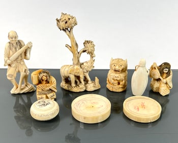 COLLECTION OF ORGANIC CARVINGS