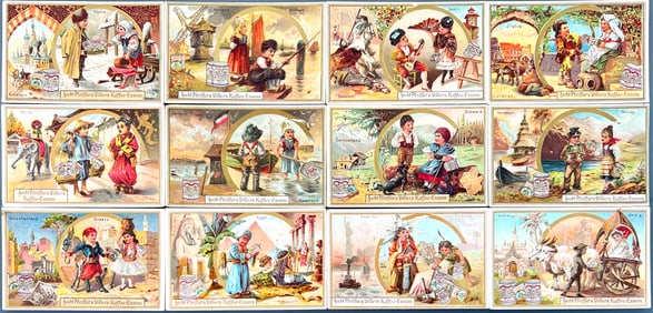 PFEIFFER & DILLER'S COFFEE TRADE CARDS