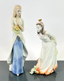 ROYAL DOULTON AND ROSENTHAL FIGURES