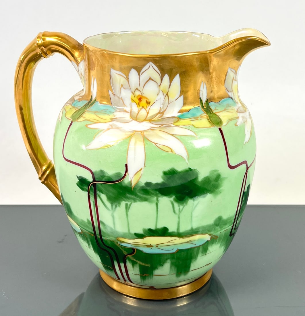 AK FRANCE LIMOGES - PIKARD PITCHER (1 of 2)