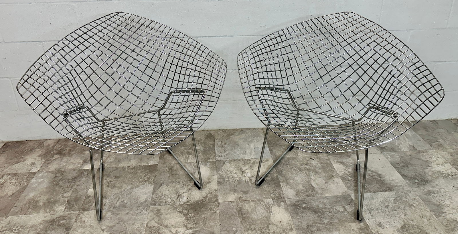 AFTER KNOLL BERTOIA DIAMOND CHAIRS (1 of 2)