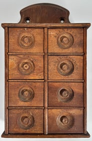 ANTIQUE SPICE CABINET