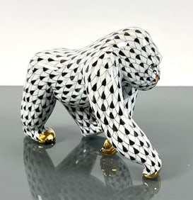 HEREND BLACK FISHNET GORILLA