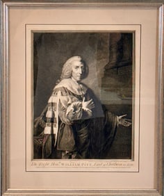 ORIGINAL ENGRAVING OF HON. WILLIAM PITT