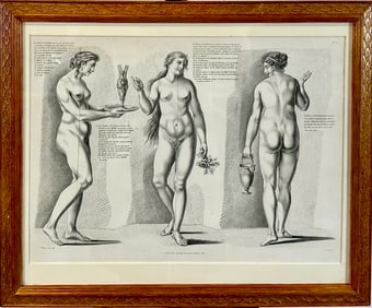 18TH C. ENGRAVING - PIERE THOMAS LE CLERC