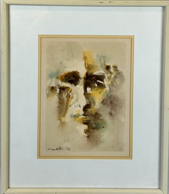 MYSTERY ARTIST COLORED ENGRAVING