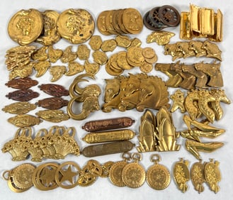 COLLECTION OF BRASS STAMPINGS