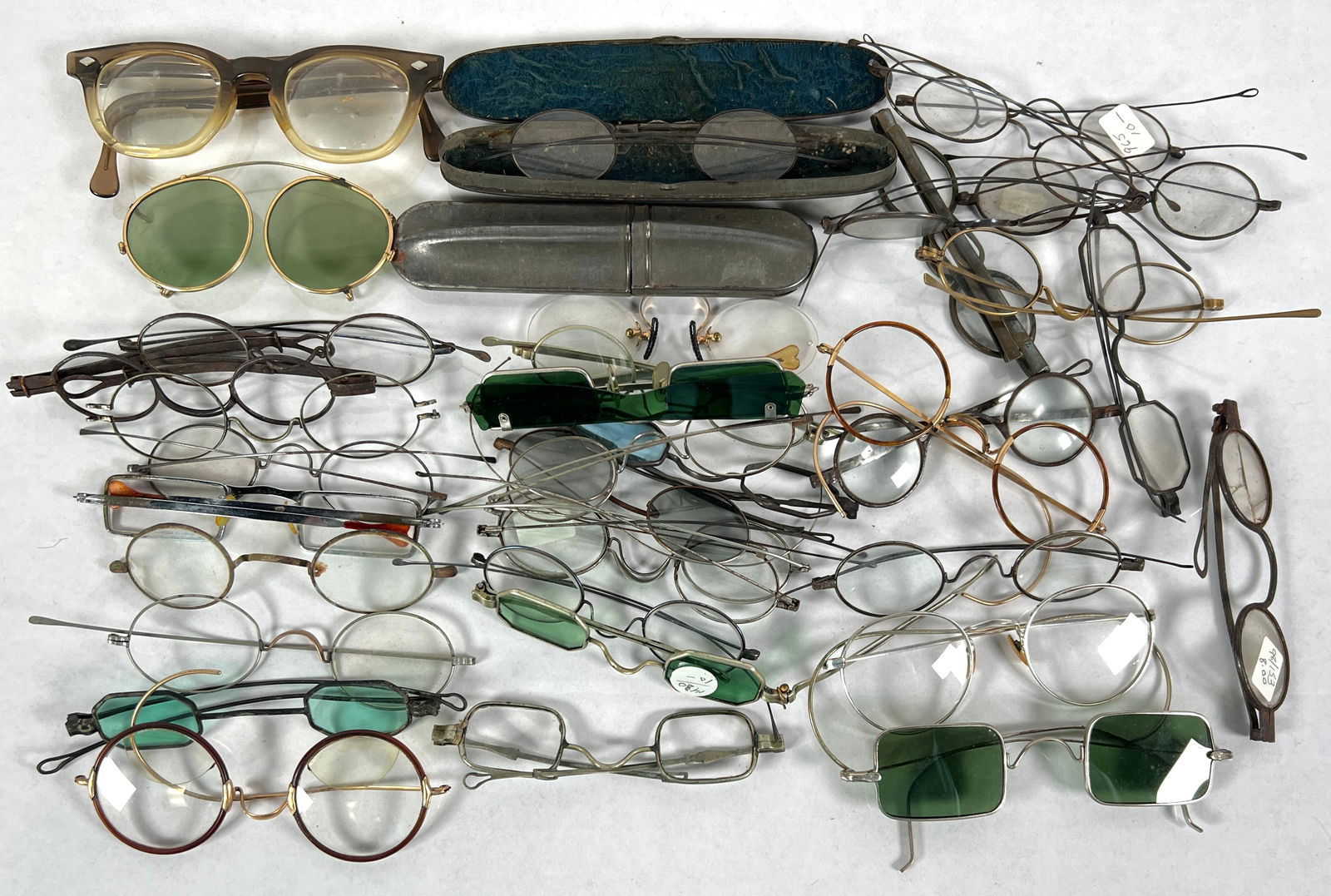 SILVER-TONED VINTAGE EYEGLASS COLLECTION (1 of 1)