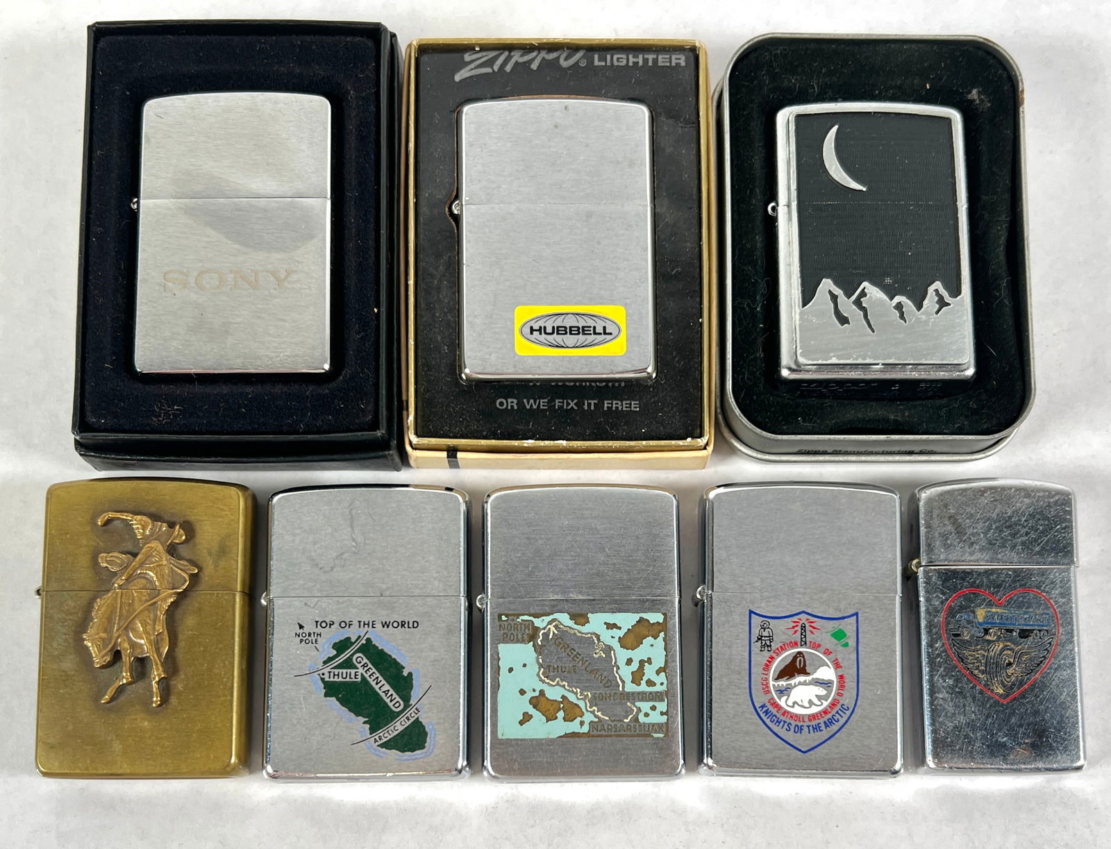 COLLECTION OF ZIPPO LIGHTERS (1 of 1)