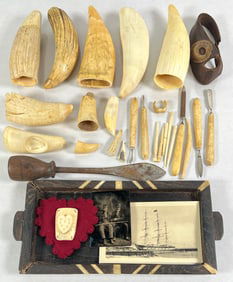 SCRIMSHAW - ORGANIC CARVING MEMORBILIA