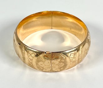 14K GOLD CUFF BRACELET