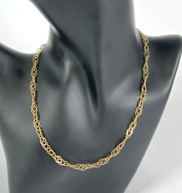 14K GOLD FANCY NECKLACE