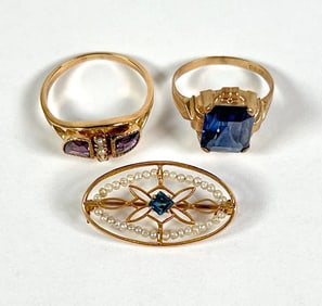 10K GOLD ESTATE JEWELRY COLLECTION