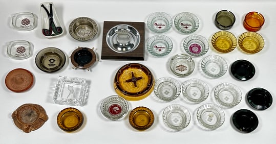 COLLECTION OF ASHTRAYS