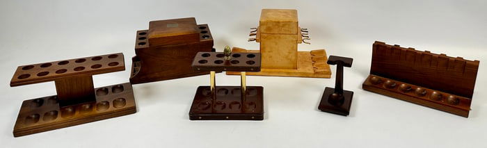 SMOKER'S STAND - TOBACCO PIPE STANDS - HUMIDORS