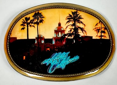 1977 HOTEL CALIFORNIA BELT BUCKLE