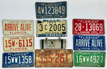 AUTOMOBILIA - LICENSE AUTO TAGS