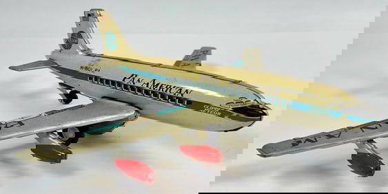 JAPANESE TIN LITHO TOY AIRPLANE