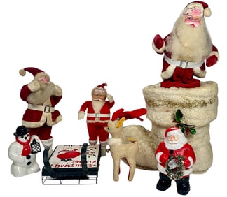 VINTAGE CHRISTMAS D?COR - SANTA CLAUS