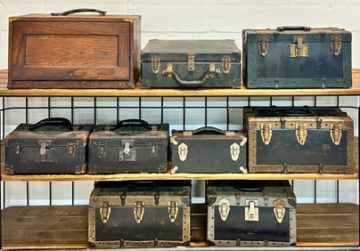 VINTAGE TOOL CHESTS WITH CONTENTS