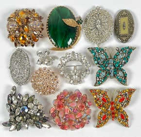 COSTUME RHINESTONE JEWELRY COLLECTION