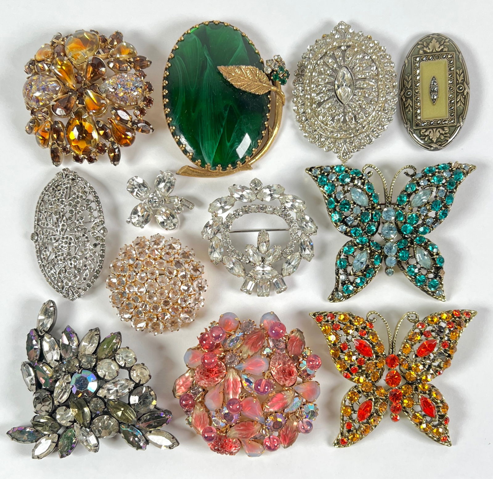 COSTUME RHINESTONE JEWELRY COLLECTION (1 of 2)