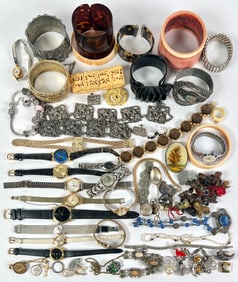 COSTUME JEWELRY - BRACELETS AND WATCHES
