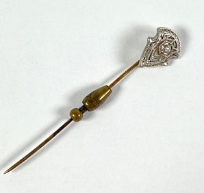 14K GOLD HAT PIN