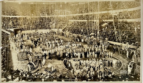 EDWARD J. KELTY PANORAMIC CIRCUS PHOTOGRAPH