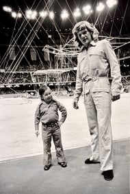 PHILIPPE PETIT - MICHU - JIM MOORE PHOTOGRAPH