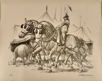 ROBERT WEAVER CIRCUS PRINT