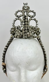 RHINESTONE CIRCUS PERFORMER HEAD PIECE