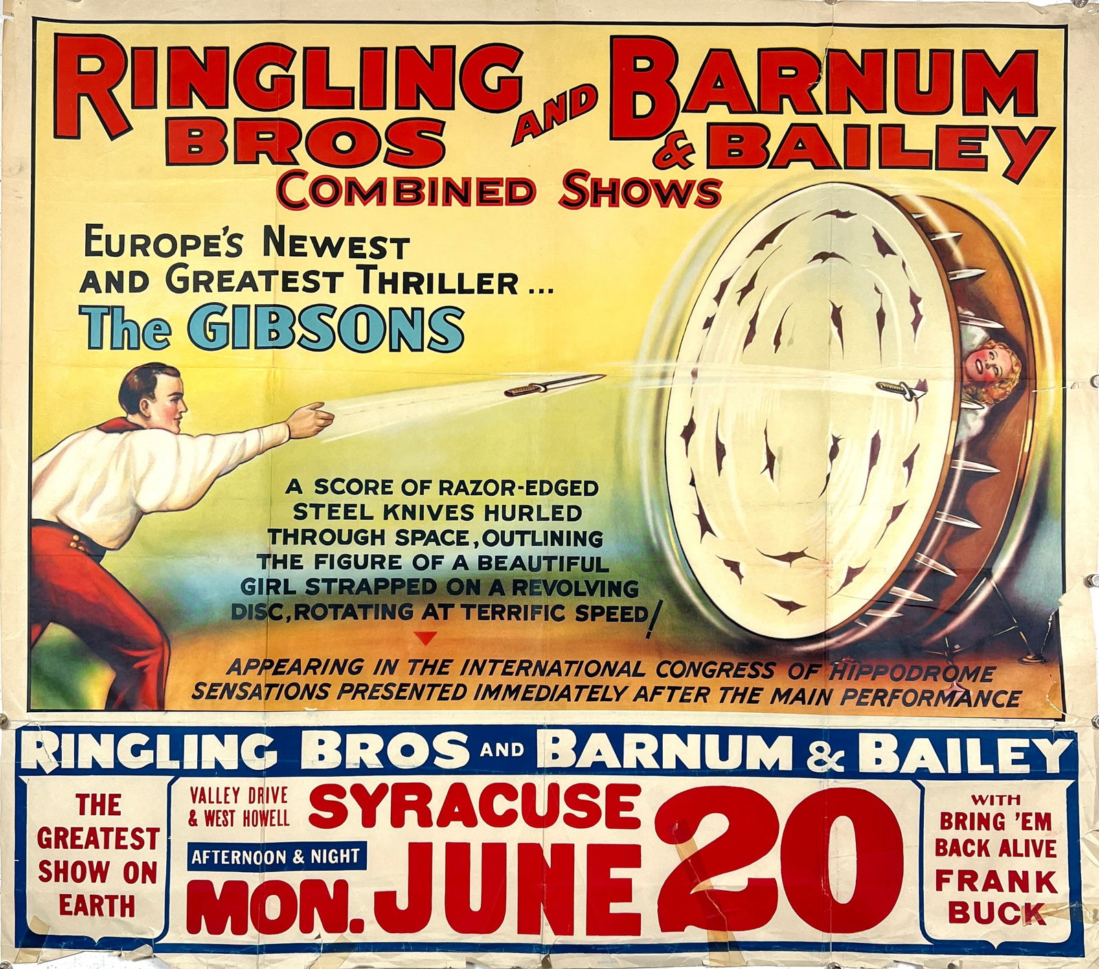 RINGLING BROS. AND BARNUM & BAILEY CIRCUS POSTER (1 of 1)