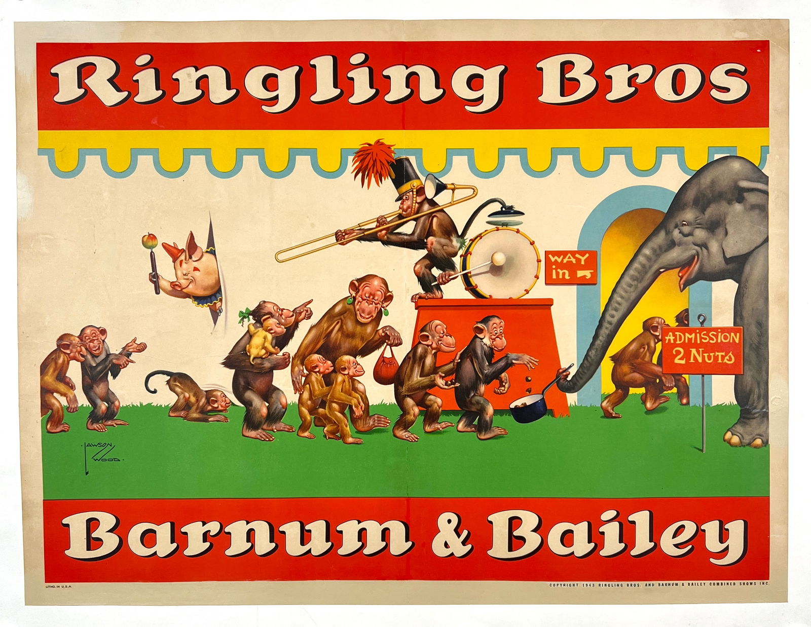 RINGLING BROS. AND BARNUM & BAILEY CIRCUS POSTER (1 of 1)