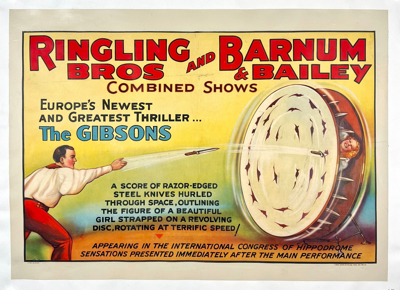 RINGLING BROS. AND BARNUM & BAILEY CIRCUS POSTER (1 of 1)