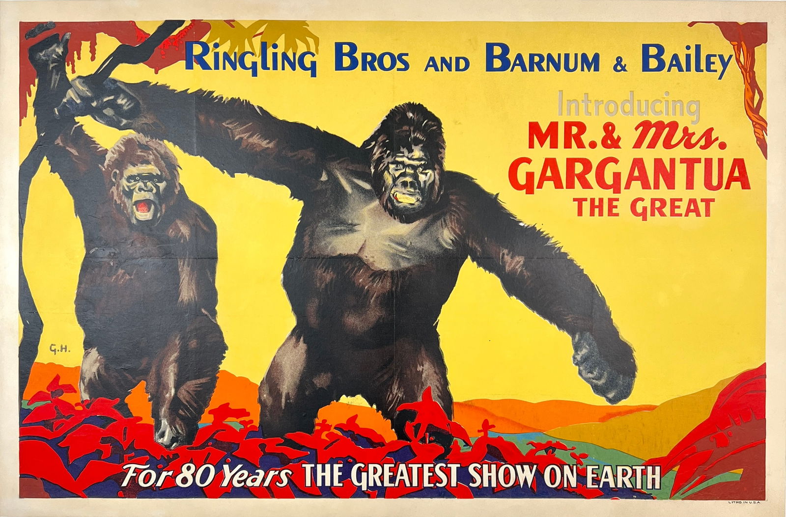 RINGLING BROS. AND BARNUM & BAILEY CIRCUS POSTER (1 of 1)